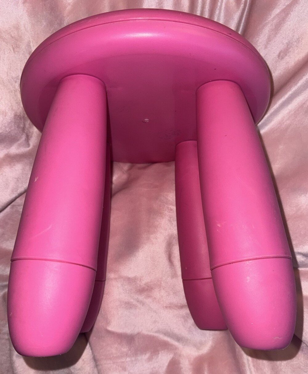 Vintage IKEA MAMMUT Hot Pink Kids' Stool